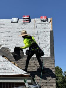 VH1 expert roofer installing a GAF Master Elite Roofer Tulsa